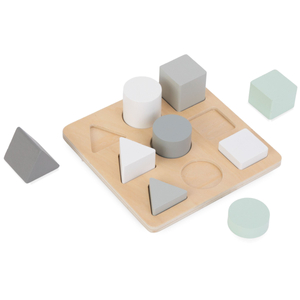 Fából készült kirakós - Szortírozó - Három figura