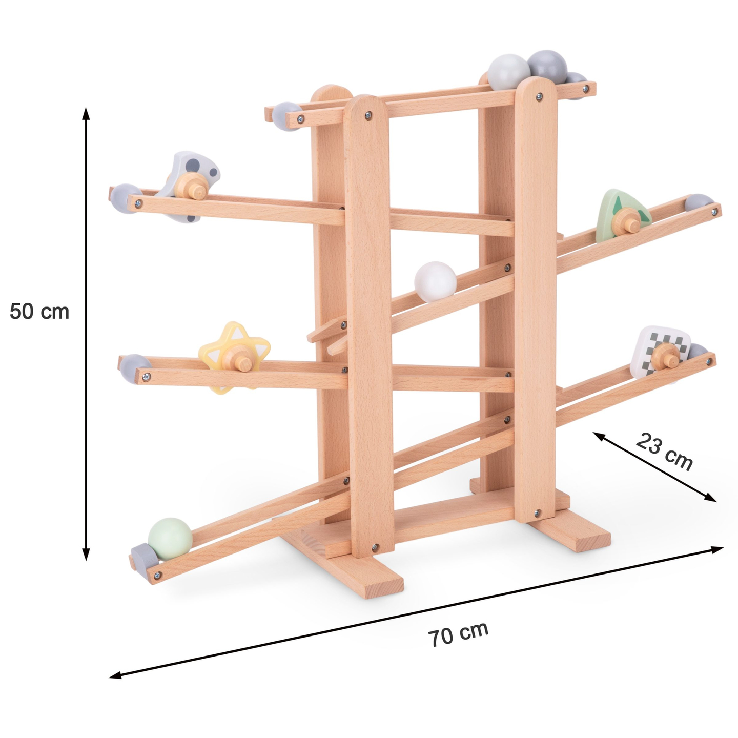Nagy fa zsákutca - csúszda pörgő elemekkel