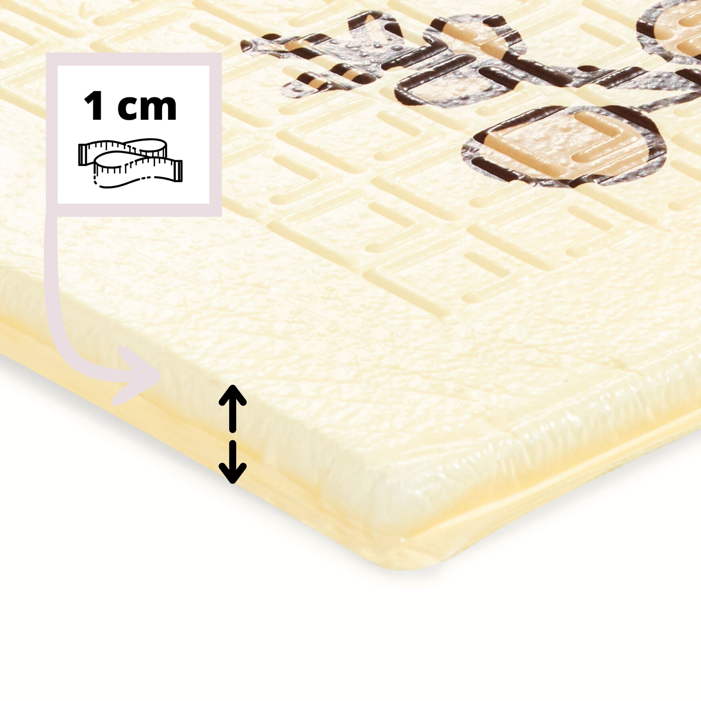 Kétoldalas összecsukható habszivacs szőnyeg 180 x 120 x 1 cm - Magic Forest/Autumn Streets - boho