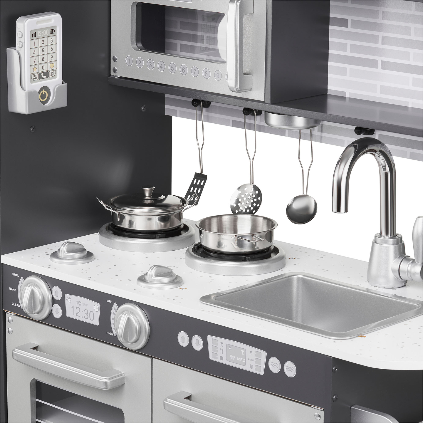 XXL fakonyha LED világítással, köténnyel és kiegészítőkkel