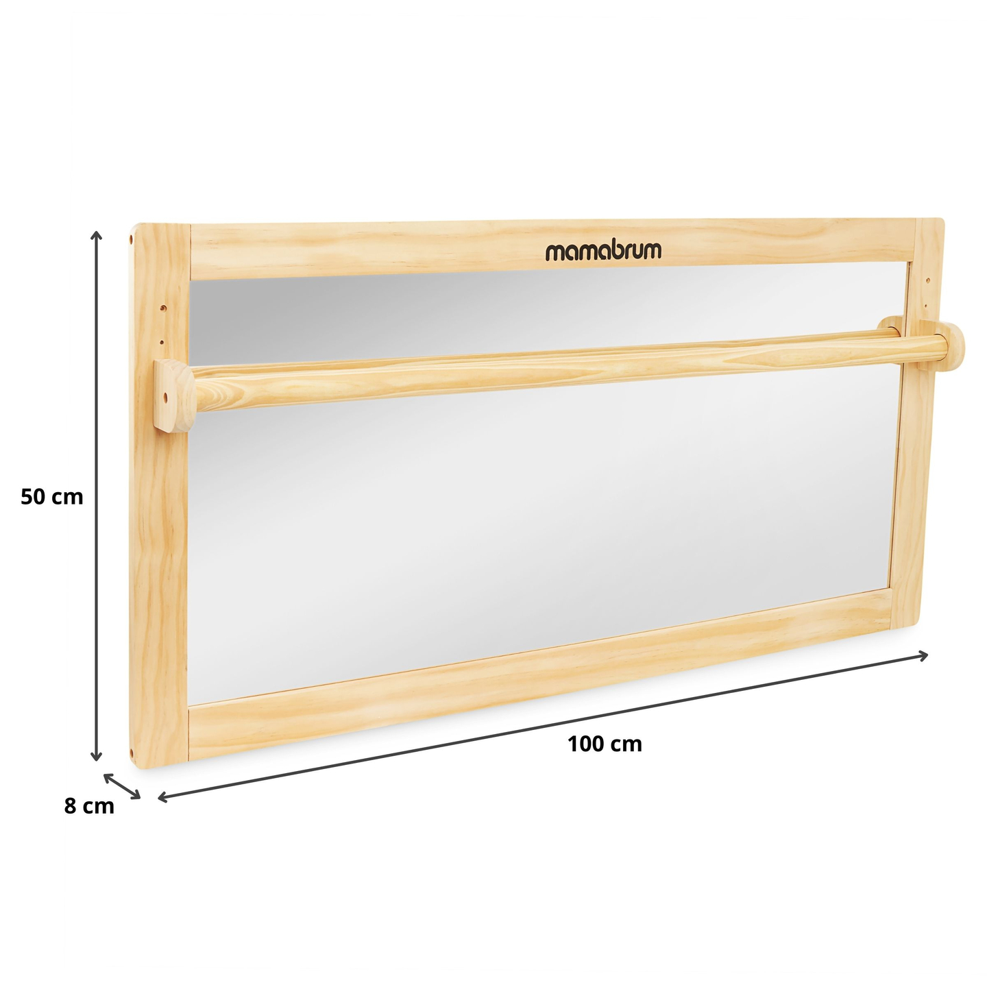 Baba tükör állítható fogantyúval - Montessori