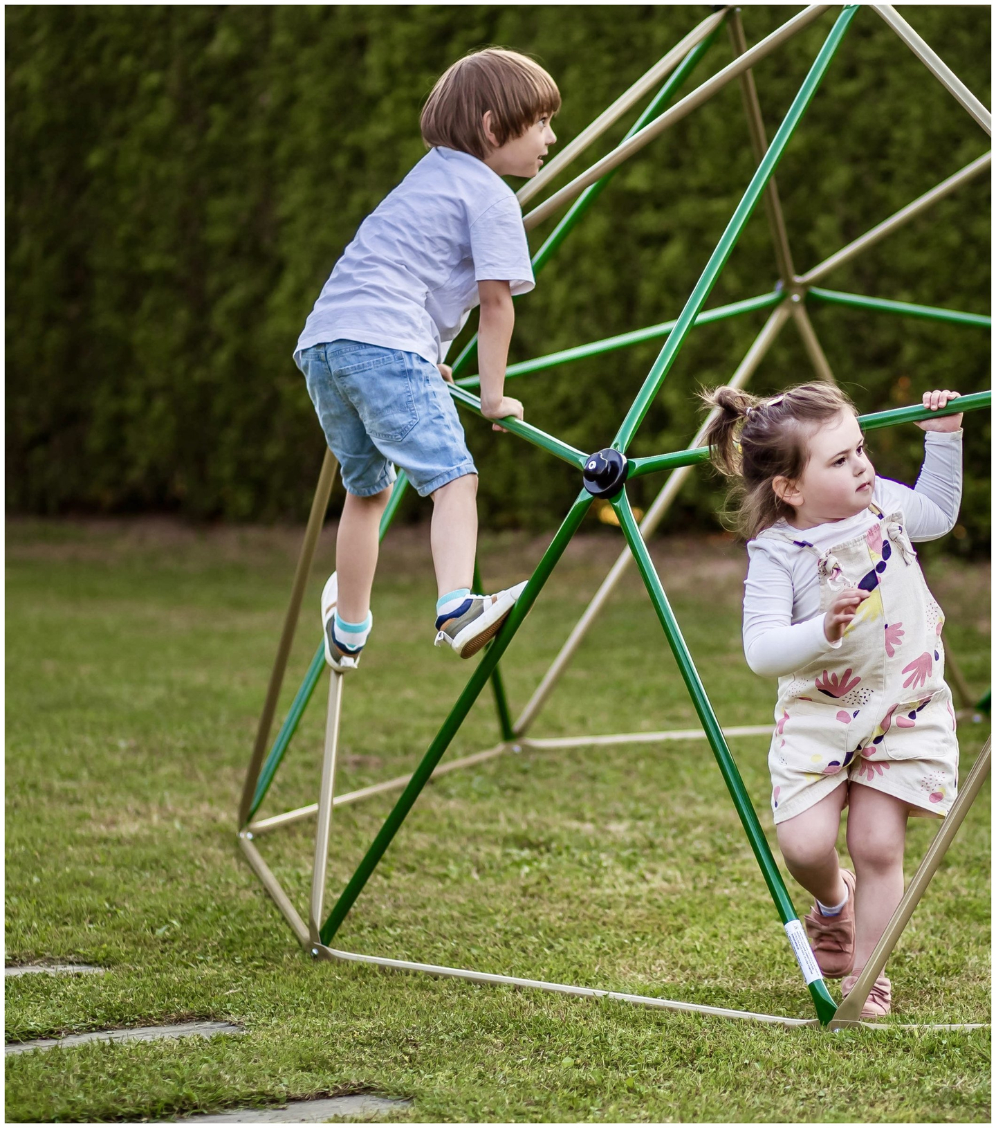 HyperMotion Gyermek mászóka XXL, Geodóm, Kerti játszótér, Átmérő: 3 m