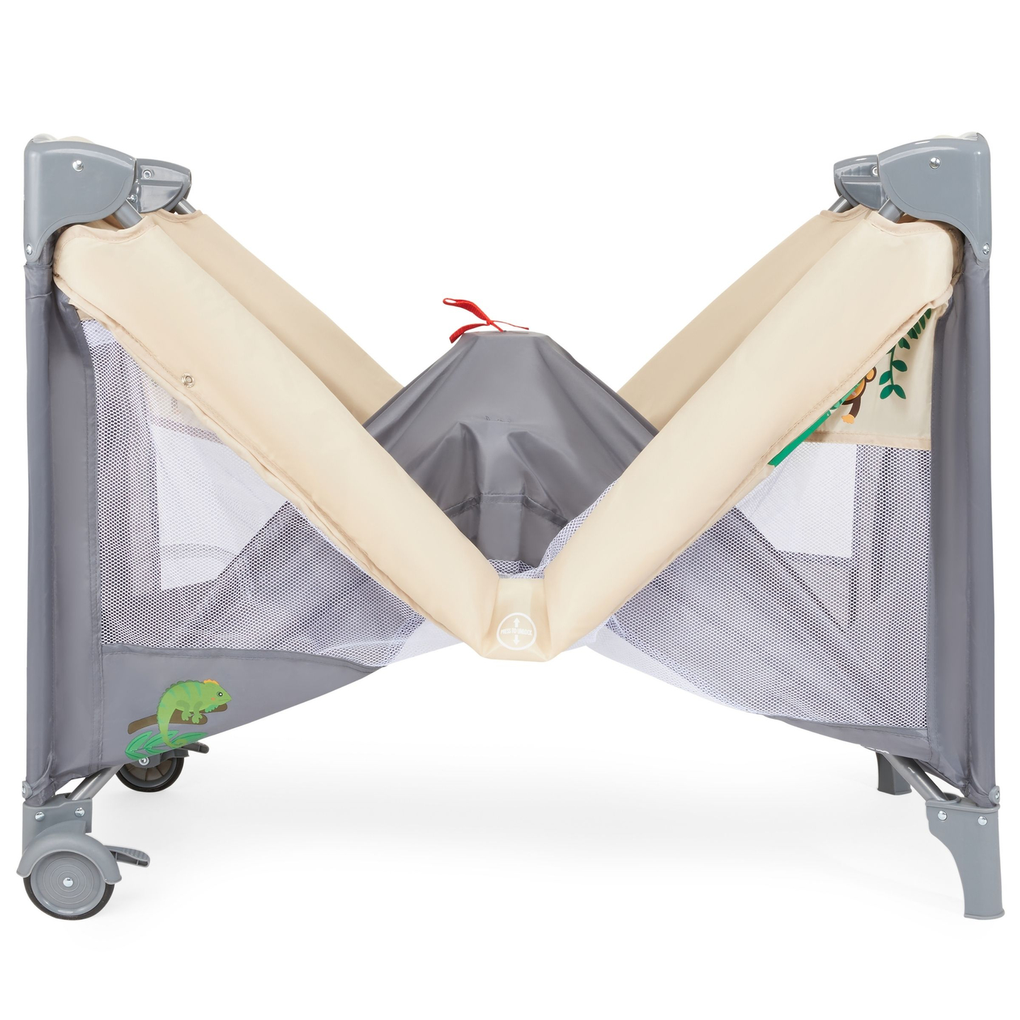 Utazóágy 0 - 36 m pelenkázóasztallal + Moby-System HUXLEY járóka