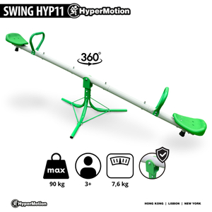 2 az 1-ben hinta kerti hinta, 2 személyes egyensúlyi gerenda 360 fokos körhinta funkcióval