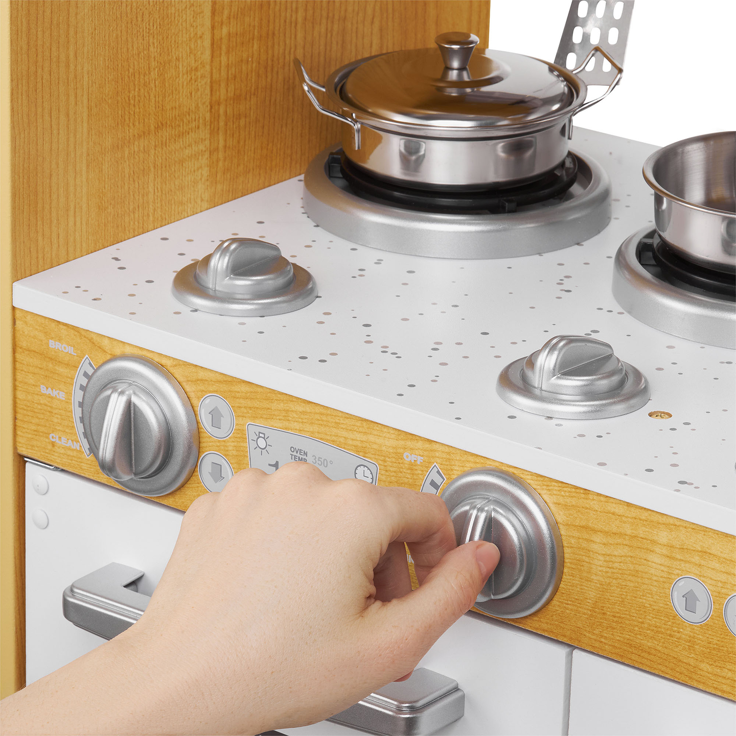 XXL fakonyha LED világítással, köténnyel és kiegészítőkkel