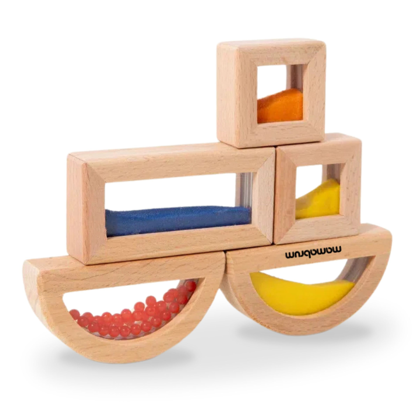 Különböző töltelékkel ellátott érzékelő blokkok készlete - 15 db