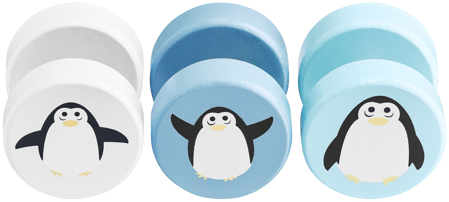 Fából készült kétoldalas érzékszervi manipulációs tábla