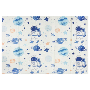 Kétoldalas összecsukható habszivacs alátét 180 x 120 x 1cm - Kozmosz/geometrikus háromszögek