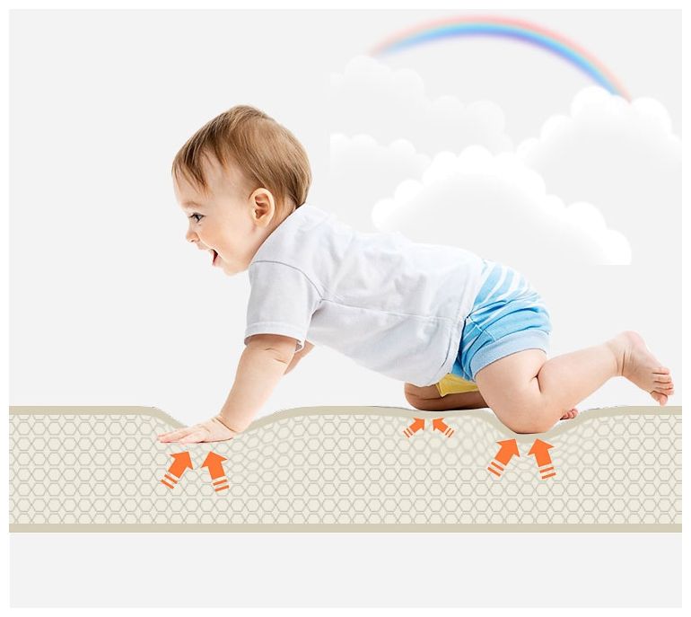 Kétoldalas habszőnyeg XXL - tekercs 1 CM (erdő és hegyek)