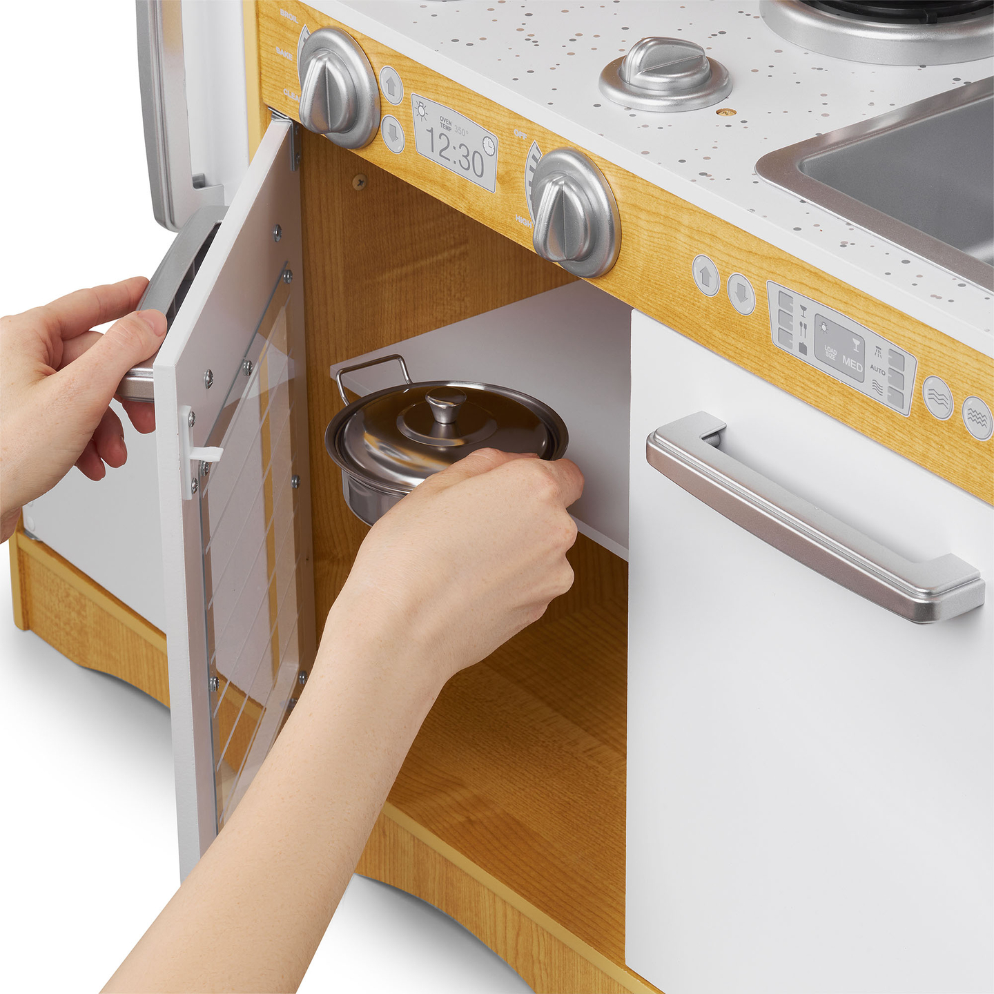 XXL fakonyha LED világítással, köténnyel és kiegészítőkkel