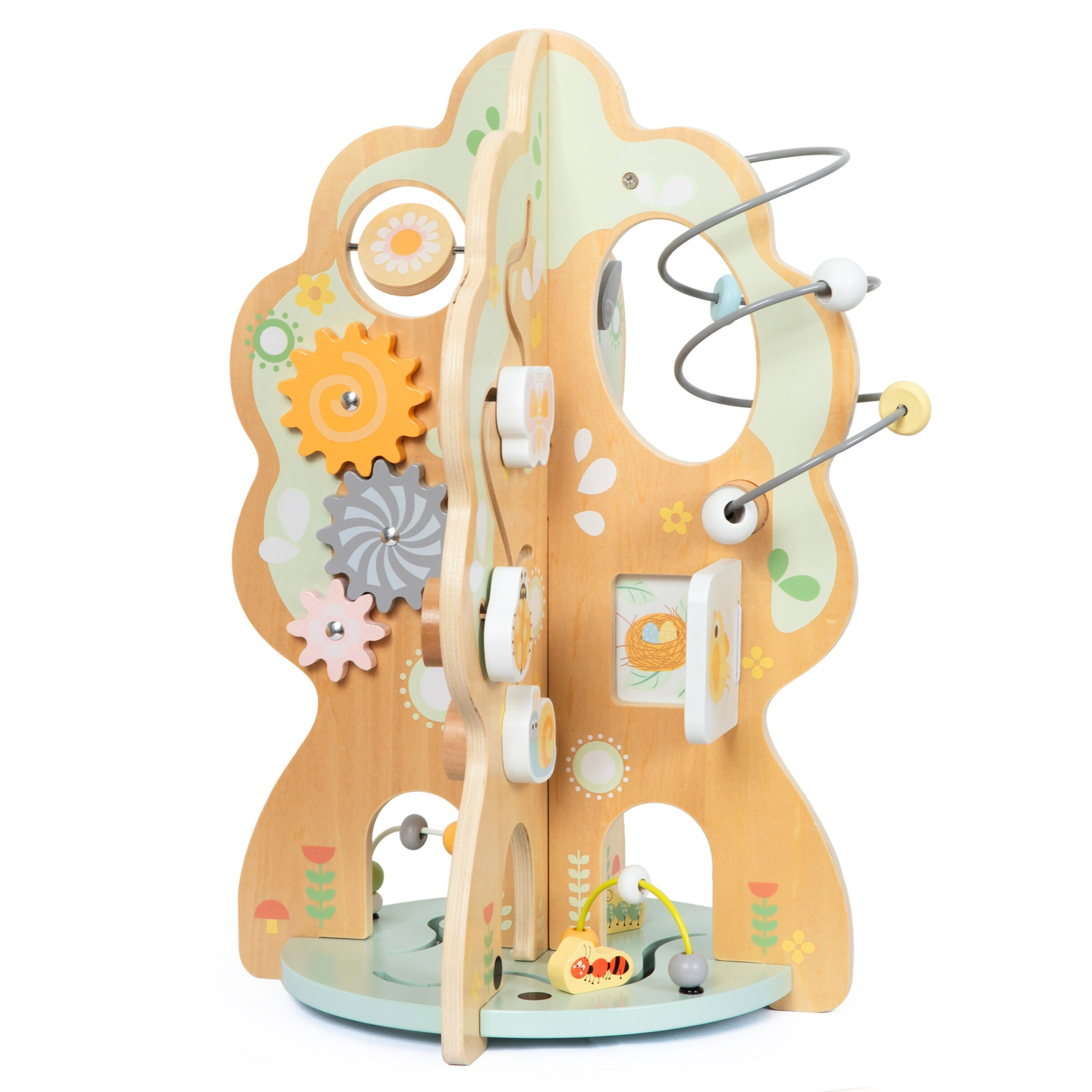 Fából készült oktatójáték 10 az 1-ben - többfunkciós fa