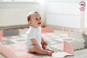 XL habszőnyeg 150 x 150 x 1cm szegéllyel - EVA hab - rózsaszín