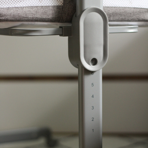 Bővített kiságy Moby-System LUNA 3in1 - szürke